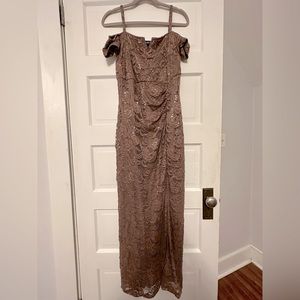 Candalite brown sequin dress